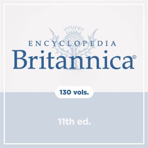 Encyclopaedia Britannica 11th Edition (130 Vols.) - Verbum