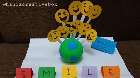 world smile day card for kids | kids craft ideas #smileday #kidsart # ...