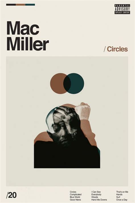 Mac Miller Circles Album Print Album Poster Album Art - Etsy | Mac ...