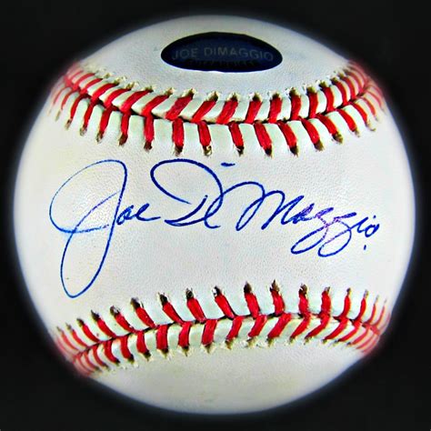 Joe DiMaggio Autographed OAL Baseball - Memorabilia Center