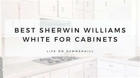 Best White Color For Kitchen Cabinets Sherwin Williams - Paint Color Ideas