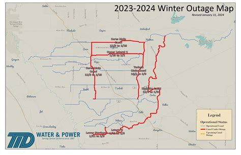 Canal Winter Outage Map by Turlock Irrigation District - Issuu