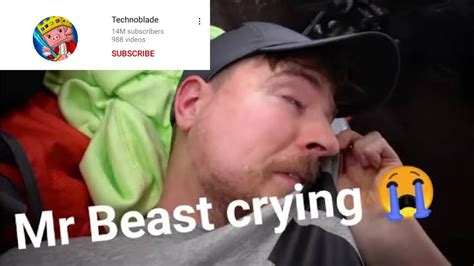 @MrBeast Last Message To @Technoblade 😭 | Mr Beast Cry - YouTube