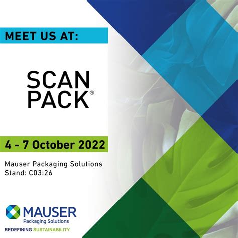 Mauser Packaging Solutions on LinkedIn: Mauser Packaging Solutions is exhibiting at the SCANPACK ...