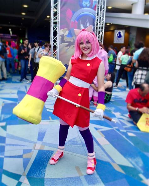 Amy rose boom cosplay #cosplaygirl #cosplay #sonicthehedgehog #amyrose ...