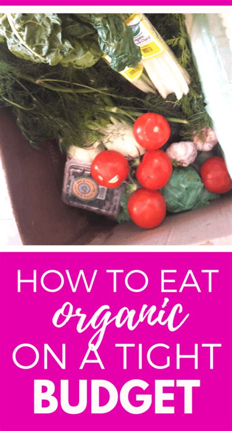 How to Eat Organic on a Budget - Life and a Budget