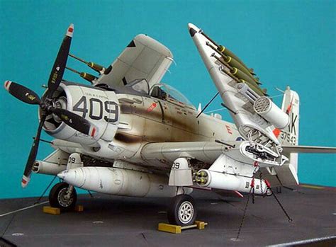 41 best A-1 Skyraider models images on Pinterest | Diorama ideas, Scale models and Airplanes