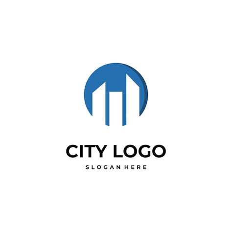 Premium Vector | City logo design on isolated background construction ...