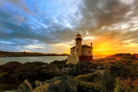 Bandon Lighthouse in September | Fine art landscape, Explore oregon, Fine art