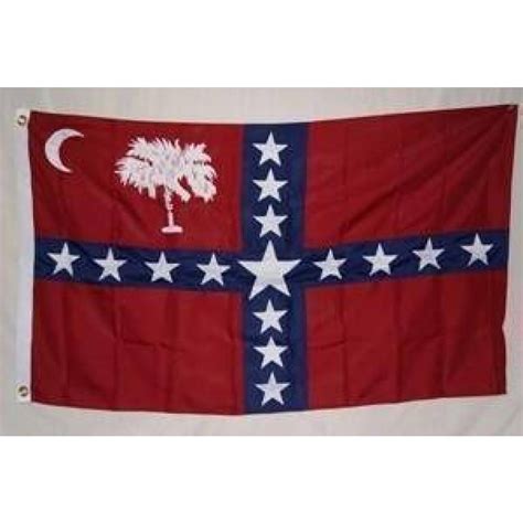 Confederate South Carolina Sovereignty Flag 3 X 5 ft. Standard