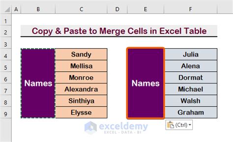How to Merge Cells in Excel Table (7 Ways) - ExcelDemy