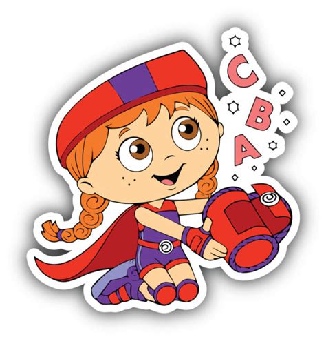 Super Why Cartoon Wonder Red Letters Sticker Bumper Decal - ''SIZES'' | eBay