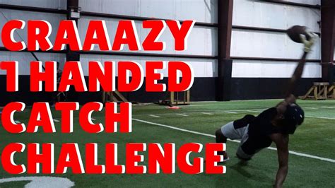 ONE HANDED CATCH CHALLENGE! - YouTube