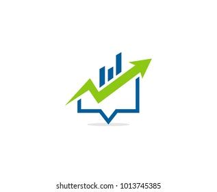 Arrow Logo Icon Growth On Hand Stock Vector (Royalty Free) 1494102899 | Shutterstock