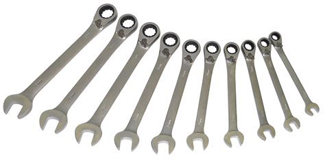 Ratcheting Wrench Set, Satin - Grainger