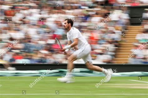 Andy Murray During His Mixed Doubles Editorial Stock Photo - Stock ...