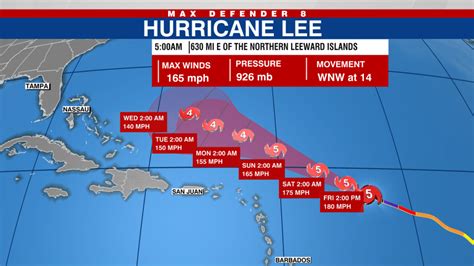 Hurricane Lee Path 2024 Tracker - Liuka Prissie