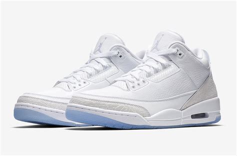 Air Jordan 3 Pure White 136064-111 Release Date - Sneaker Bar Detroit