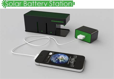 Solar Battery Station on Behance