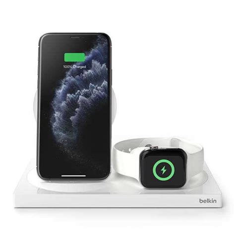 Belkin BoostCharge 3-In-1 Wireless Charging Dock Special Edition ...