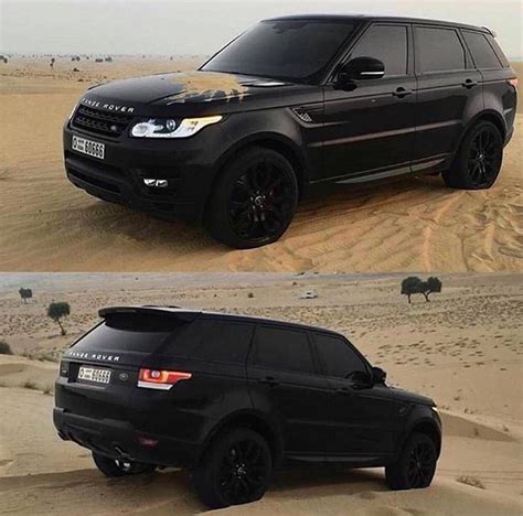 Black matte range rover would you ride this beast? • Follow @richlivings for more By Unknown ...