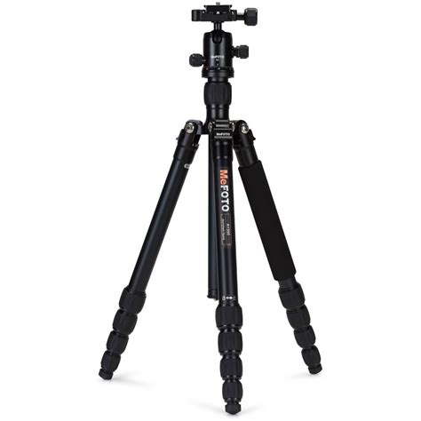 MeFOTO RoadTrip Aluminum Travel Tripod Kit (Black) A1350Q1K B&H