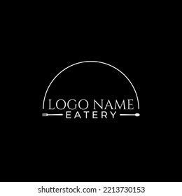 Eatery Elegant Restaurant Logo Design Stock Vector (Royalty Free) 2213730153 | Shutterstock