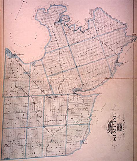 The Canadian County Atlas Digital Project - Map of Simcoe County