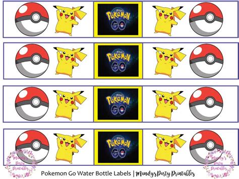 Pokemon Go Birthday Printables | Mandy's Party Printables