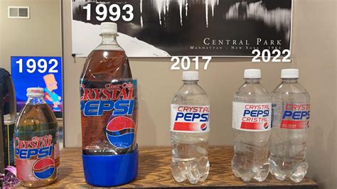 Crystal Pepsi through the years! Hoping for another comeback eventually ...