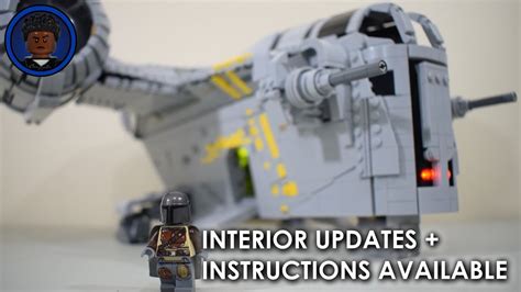 LEGO Star Wars Razor Crest Interior Updates! + Instructions Available - YouTube