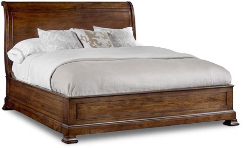 Archivist Dark Wood King Sleigh Bed from Hooker | Coleman Furniture