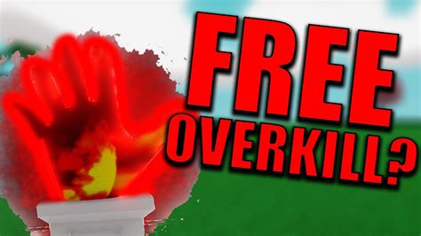 This glove is a FREE OVERKILL! | Roblox Slap Battles - YouTube