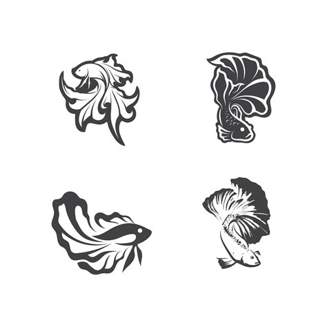 Betta Fish Logo Vector Art, Icons, and Graphics for Free Download