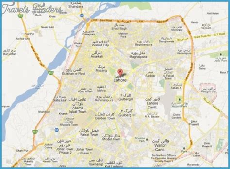 Lahore Metro Map - TravelsFinders.Com