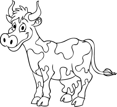 Printable Cow Coloring Pages - Coloring Home