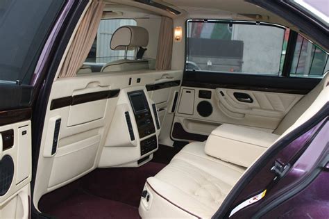 Interior of BMW E38 with Open Door