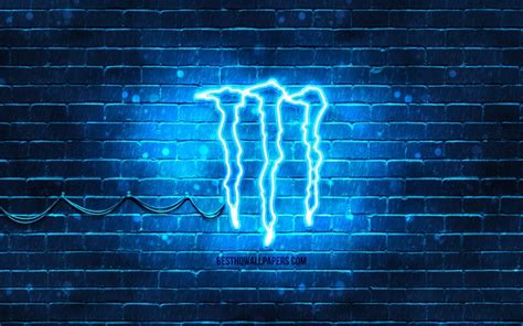 Monster Energy Logo Wallpaper Blue