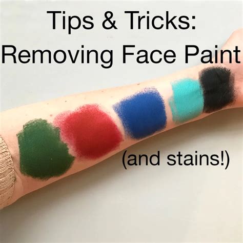 How To Remove Face Paint and Stains | Cool face paint, Face painting easy, Diy face paint