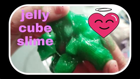 Jelly cube slime - YouTube