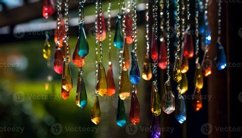 Bright, Ornate Christmas Lights Hanging Outdoors Glowing Yellow generated by AI 24653800 Stock ...