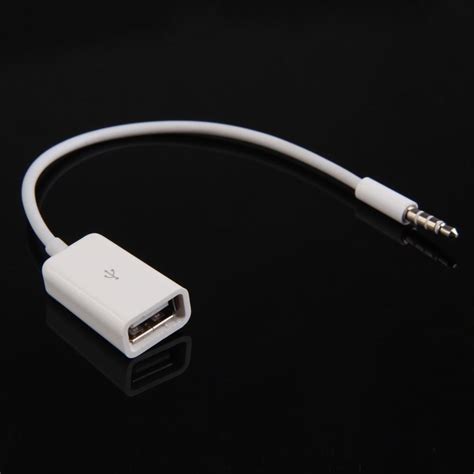 Best 3.5mm Male Audio Headphone Plug To USB 2.0 Female Jack Cable Cord ...