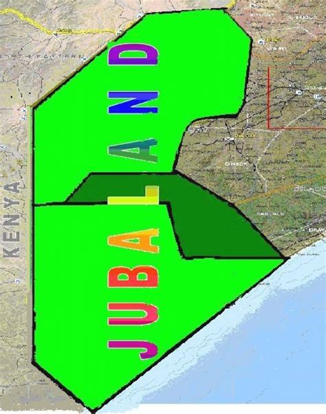 Jubaland State Map - Printable Map