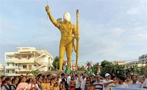 PM Modi unveils statue of Alluri Sitarama Raju - NewsBharati