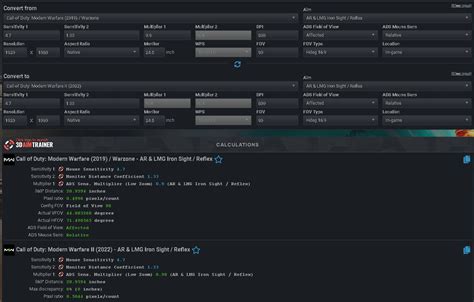 Valorant to modern warfare 2 sensitivity