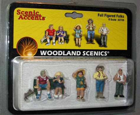 Woodland Scenics Figures O Scale A2728 Full Figured Folks Train People Wds2728 for sale online ...