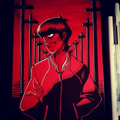 Murdoc Niccals #murdocniccals #gorillaz #fanart #ink Great Bands, Cool Bands, Gorillaz Band ...