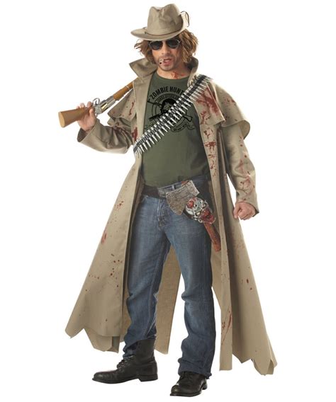 Zombie Hunter Halloween Adult Costume - Men's Costumes