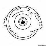 Cute Smiling Eyeball Coloring Page  Pagescom sketch template
