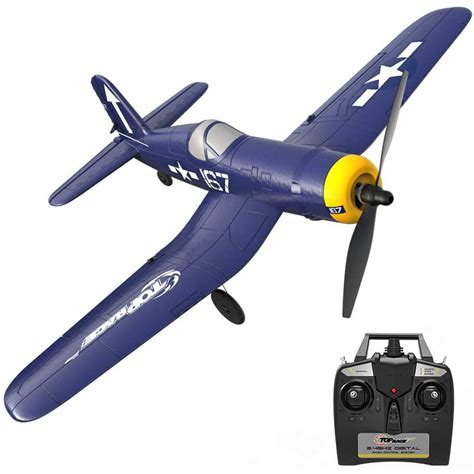 Top Race Rc Plane 4 Channel Remote Control Airplane Ready to Fly Rc Planes for Adults, Remote ...